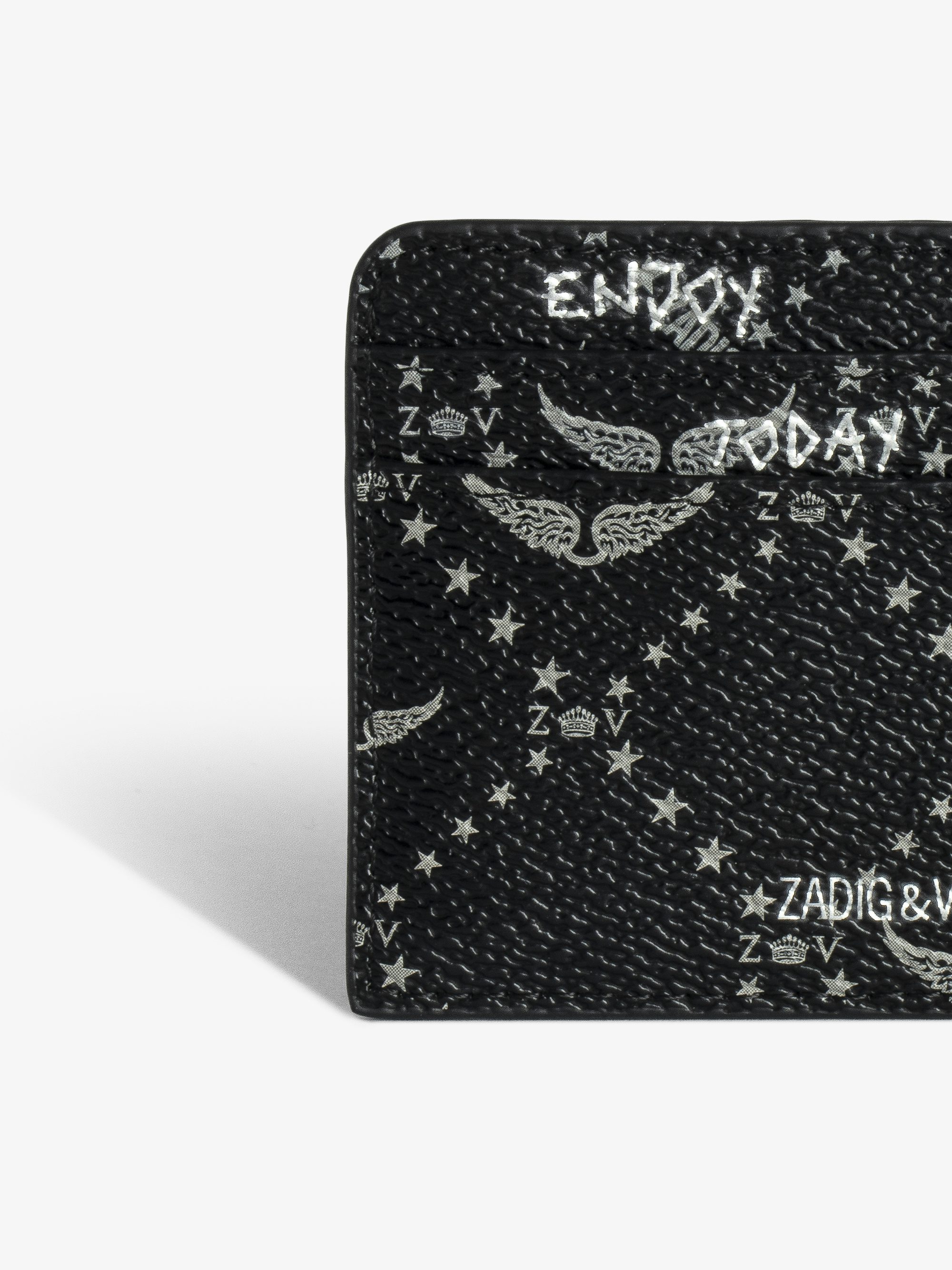 ZV Pass Monogram Card Holder - Card holder in coated canvas adorned with signature wings.